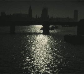 Nocturne, Charing Cross Bridge 1986, Archival pigment print
